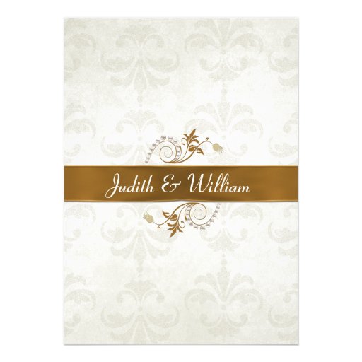 Elegant Fall Wedding Invitation