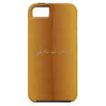 Elegant Faux Gold Metal-Look iPhone 5 Case