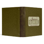 Elegant Filigree Recipe Binder