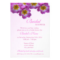Elegant floral bridal shower invitation