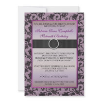 Elegant Floral Lace Invite [Pink]