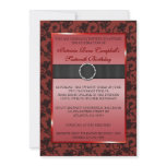 Elegant Floral Lace Invite [Red]