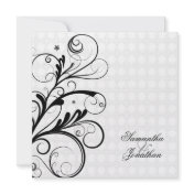 Black and White Wedding Invitations-wedding invitation-unique invitation-unique wedding invitation