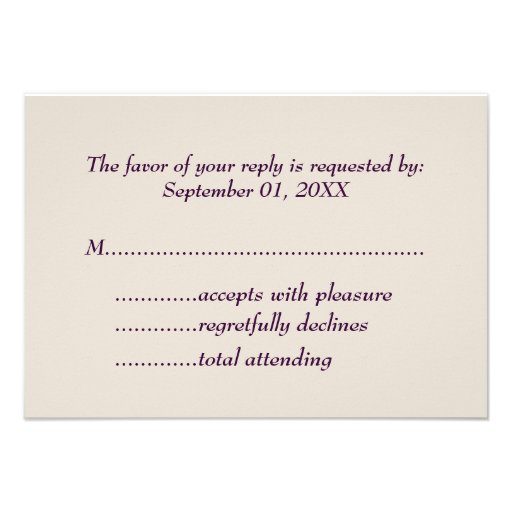 Elegant Flower Painting Design Response Cards