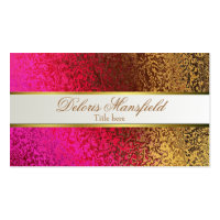 Elegant Foil Look Business Card