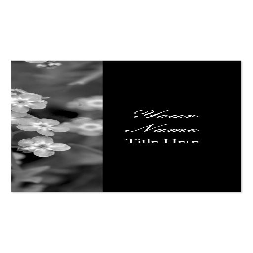 Elegant Forget Me Not Business Card
