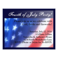 Elegant Fourth of July Celebration Invitation