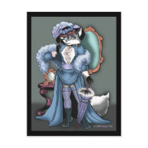 Elegant Fox Postcard