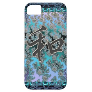 Elegant Fractal Chinese Peace Symbol iPhone Case iPhone 5 Covers