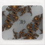 Elegant Fractal Monogram Mousepad