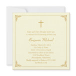 Elegant Frame Baptism/Christening Invitation