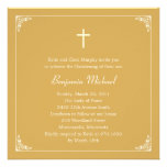 Elegant Frame Baptism/Christening Invitation invitations