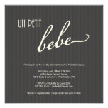 Elegant French Baby Shower Announcements