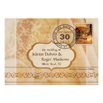 Elegant French Romance Save the Date invitations
