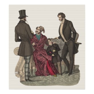Elegant Gentlemen of the Biedermeier Period Posters