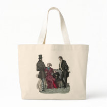 Elegant Gentlemen Tote Bag by AntiqueImages Elegant Gentlemen Tote Bag