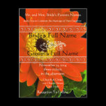 Elegant Gerber Daisy Wedding Invitation