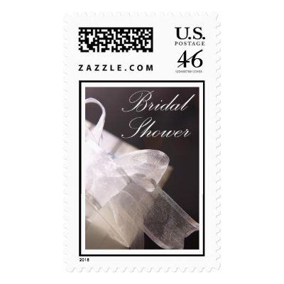 Elegant Gift (1) Bridal Shower Postage Stamps