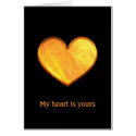 Elegant gift - My heart is yours - Card Template by power_of_love Elegant gift - My heart is yours - Card Template
