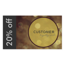 Elegant Gift or Discount Card Business Cards
