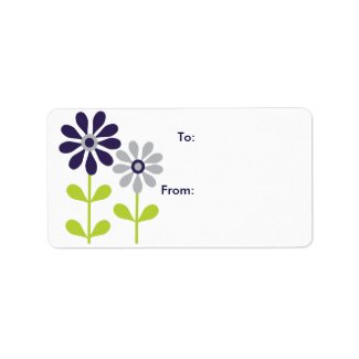 Elegant Gift Tags-Simple Florals label