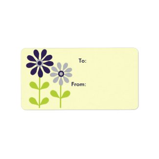 Elegant Gift Tags-Simple Florals label