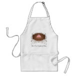 Elegant Glamour Mocha Damask Cupcake Design Apron