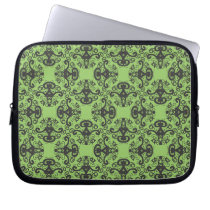 Elegant Goddess Damask Pattern Laptop sleeve laptop sleeves