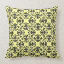 Elegant Goddess Damask  Pattern Pillow cushion pillows