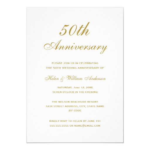 50th wedding anniversary reception invitations gold 50th wedding anniversary invitations zazzle 50th wedding anniversary reception invitations gold 50th wedding anniversary invitations zazzle