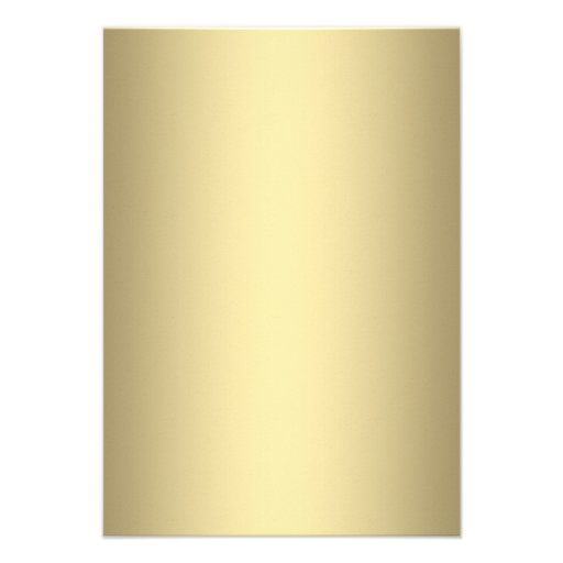 Elegant Gold 50th Wedding Anniversary Party Personalized Announcement