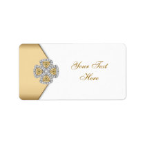 Elegant Gold Address Labels labels