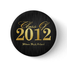 Elegant Gold Class of 2012 key-chains zazzle_button