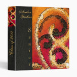 Elegant Gold Scrollwork Senior Graduation Binder