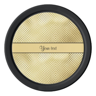 Gold poker set