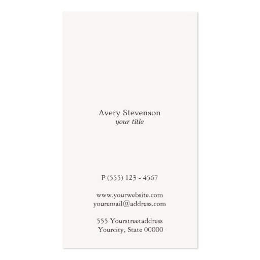 Elegant Gold Striped Modern Light Pink Chic Business Card Templates (back side)