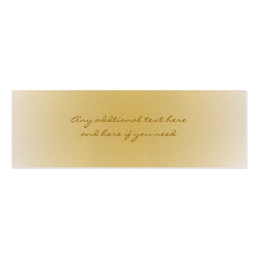 Elegant gold white graduation name card business card templates (back side)