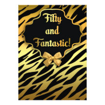 elegant golden design womans birthday party invite