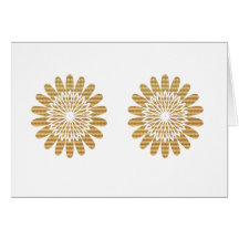 Elegant GoldFOIL Jewels - Add your GOLDEN Text Greeting Card
