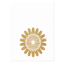 Elegant GoldFOIL Jewels - Add your GOLDEN Text Postcards