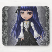 Elegant Gothic Aristocrat Mousepads