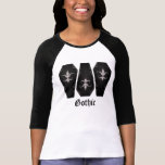 Elegant gothic coffins adorable Halloween top T-shirt