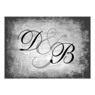 Elegant Gothic Grunge Invitations