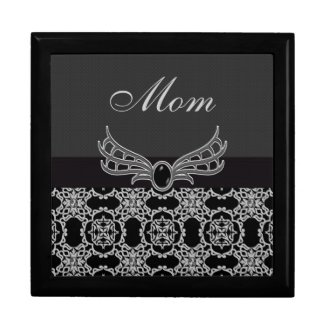 Elegant Gothic Jewel & Diamonds Mom Jewelry Box zazzle_giftbox