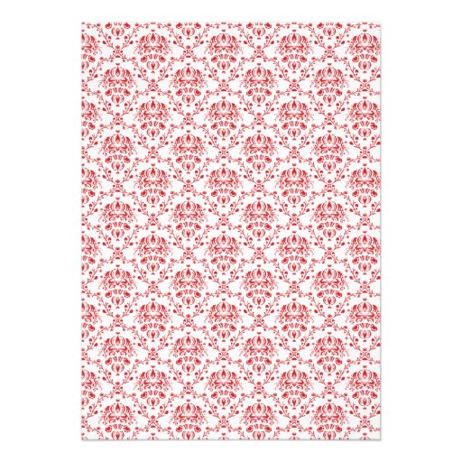 Elegant Graduation Invitation Announcement - Red