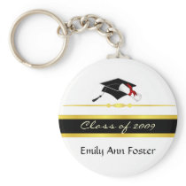 Elegant Graduation Key Ring - Class of 2009 Keychains
