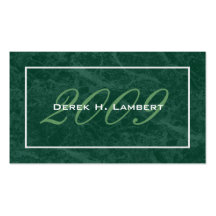Elegant Graduation Name Cards - Class of 2009 Business Card