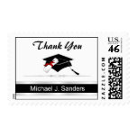 Elegant Graduation Thank You Postage Stamps