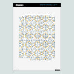 Elegant Gray & Gold Damask skins