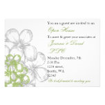 elegant green Corporate party Invitation invitations